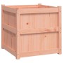 Jardinera madera maciza de abeto Douglas 60x60x60 cm