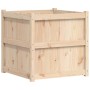 Jardinera de madera maciza de pino 70x70x70 cm en Maceteros y jardineras | Comprar online en Foro24