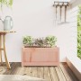 Jardinera madera maciza de abeto Douglas 60x31x31 cm