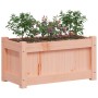 Jardinera madera maciza de abeto Douglas 60x31x31 cm