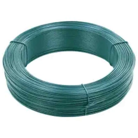 Alambre de atar vallas acero verde ennegrecido 250 m 1,6/2,5 mm