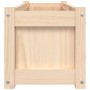 Jardinera de madera maciza de pino 90x31x31 cm