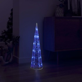 Deko-Pyramide, Acrylkegel, blaue LED-Leuchten, 60 cm von vidaXL, Weihnachtsbeleuchtung - Ref: Foro24-329799, Preis: 29,05 €, ...