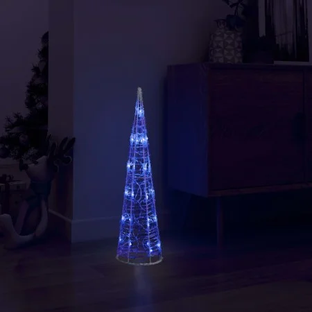Deko-Pyramide, Acrylkegel, blaue LED-Leuchten, 60 cm von vidaXL, Weihnachtsbeleuchtung - Ref: Foro24-329799, Preis: 28,64 €, ...