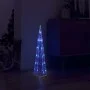 Deko-Pyramide, Acrylkegel, blaue LED-Leuchten, 60 cm von vidaXL, Weihnachtsbeleuchtung - Ref: Foro24-329799, Preis: 28,64 €, ...