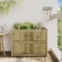 Jardinera de madera de pino impregnada 90x50x70 cm en Maceteros y jardineras | Comprar online en Foro24