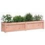 Jardinera madera maciza de abeto Douglas 150x31x31 cm