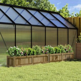 Jardineras de exterior 2 unidades madera impregnada de pino Jardineras de exterior 2 unidades madera impregnada de pino