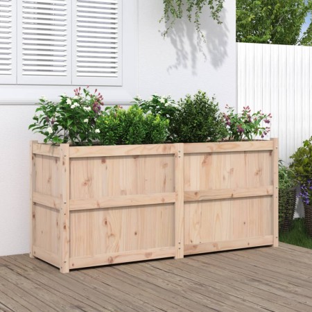 Jardinera de madera maciza de pino 150x50x70 cm en Maceteros y jardineras | Comprar online en Foro24