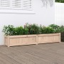 Jardinera de madera maciza de pino 180x31x31 cm en Maceteros y jardineras | Comprar online en Foro24