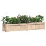 Jardinera de madera maciza de pino 180x31x31 cm en Maceteros y jardineras | Comprar online en Foro24