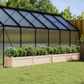 Jardineras de exterior 2 unidades madera maciza de pino en Maceteros y jardineras | Comprar online en Foro24