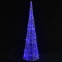 Cono de luz LED de pirámide decorativo acrílico azul 90 cm de vidaXL, Luces de Navidad - Ref: Foro24-329803, Precio: 38,74 €