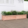 Jardinera de madera maciza Douglas 180x31x31 cm