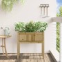 Jardinera con patas madera de pino impregnada 70x31x70 cm en Maceteros y jardineras | Comprar online en Foro24