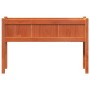 Jardinera con patas madera maciza pino marrón cera 110x31x70 cm en Maceteros y jardineras | Comprar online en Foro24