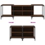Mueble de TV madera de ingeniería marrón roble 153x37x50 cm