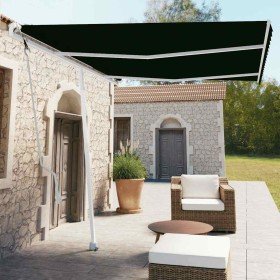 Toldo de pie automático gris antracita 350x250 cm Toldo de pie automático gris antracita 350x250 cm