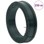 Alambre de atar vallas acero verde ennegrecido 250 m 2,3/3,8 mm