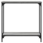 Mesa consola madera de ingeniería gris Sonoma 75x30,5x75 cm