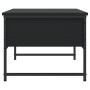 Mesa de centro madera de ingeniería negro 101x49x39,5 cm