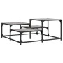 Mesa de centro madera de ingeniería gris Sonoma 87,5x87,5x40 cm