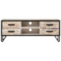 TV-Schrank aus massivem Akazienholz, 110 x 30 x 41 cm von vidaXL, TV-Möbel - Ref: Foro24-330081, Preis: 123,29 €, Rabatt: %