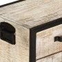 Solid acacia wood TV cabinet 110x30x41 cm by vidaXL, TV Furniture - Ref: Foro24-330081, Price: 122,44 €, Discount: %