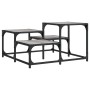 Mesa de centro madera de ingeniería gris Sonoma 68x68x40 cm