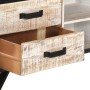 TV-Schrank aus massivem Akazienholz, 110 x 30 x 41 cm von vidaXL, TV-Möbel - Ref: Foro24-330081, Preis: 123,29 €, Rabatt: %