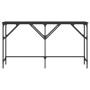 Mesa consola madera de ingeniería negra 140x29x75 cm en Mesas auxiliares | Comprar online en Foro24