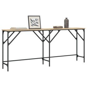 Mesa consola madera de ingeniería roble Sonoma 180x29x75 cm en Mesas auxiliares | Comprar online en Foro24