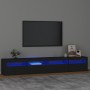 TV-Schrank mit LED-Leuchten Schwarz 240x35x40 cm von vidaXL, TV-Möbel - Ref: Foro24-3152723, Preis: 181,10 €, Rabatt: %