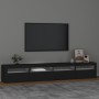 TV-Schrank mit LED-Leuchten Schwarz 240x35x40 cm von vidaXL, TV-Möbel - Ref: Foro24-3152723, Preis: 181,10 €, Rabatt: %