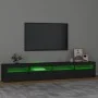 TV-Schrank mit LED-Leuchten Schwarz 240x35x40 cm von vidaXL, TV-Möbel - Ref: Foro24-3152723, Preis: 189,97 €, Rabatt: %