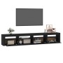 TV-Schrank mit LED-Leuchten Schwarz 240x35x40 cm von vidaXL, TV-Möbel - Ref: Foro24-3152723, Preis: 181,10 €, Rabatt: %