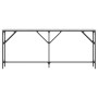 Mesa consola madera de ingeniería gris Sonoma 180x23x75 cm