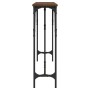 Mesa consola madera de ingeniería marrón roble 180x23x75 cm