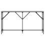 Mesa consola madera de ingeniería gris Sonoma 140x23x75 cm