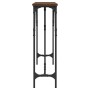 Mesa consola madera de ingeniería roble marrón 140x23x75 cm