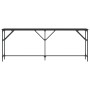 Mesa consola madera de ingeniería negra 200x29x75 cm en Mesas auxiliares | Comprar online en Foro24