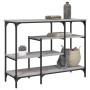 Mesa consola con estantes gris Sonoma 100x35x75 cm en Mesas auxiliares | Comprar online en Foro24