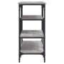 Mesa consola con estantes gris Sonoma 100x35x75 cm en Mesas auxiliares | Comprar online en Foro24