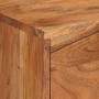 Mueble TV madera maciza acacia marrón miel y gris 110x30x50 cm de vidaXL, Muebles TV - Ref: Foro24-337076, Precio: 123,15 €, ...