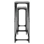 Mesas consola apilables 2 pzas madera ingeniería gris Sonoma en Mesas auxiliares | Comprar online en Foro24