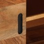 Mueble TV madera maciza acacia marrón miel y gris 110x30x50 cm de vidaXL, Muebles TV - Ref: Foro24-337076, Precio: 123,15 €, ...