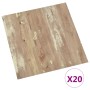 Self-adhesive floor boards 20 units PVC 1.86 m² brown by vidaXL, Floors and carpets - Ref: Foro24-330128, Price: 38,80 €, Dis...