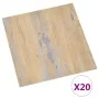 Self-adhesive floor boards 20 units PVC 1.86 m² brown by vidaXL, Floors and carpets - Ref: Foro24-330129, Price: 38,28 €, Dis...