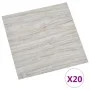 Self-adhesive floor pallets 20 units PVC light gray 1.86 m² by vidaXL, Floors and carpets - Ref: Foro24-330134, Price: 43,32 ...