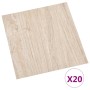 Self-adhesive pallets 20 units PVC 1.86 m² light brown by vidaXL, Floors and carpets - Ref: Foro24-330135, Price: 41,95 €, Di...